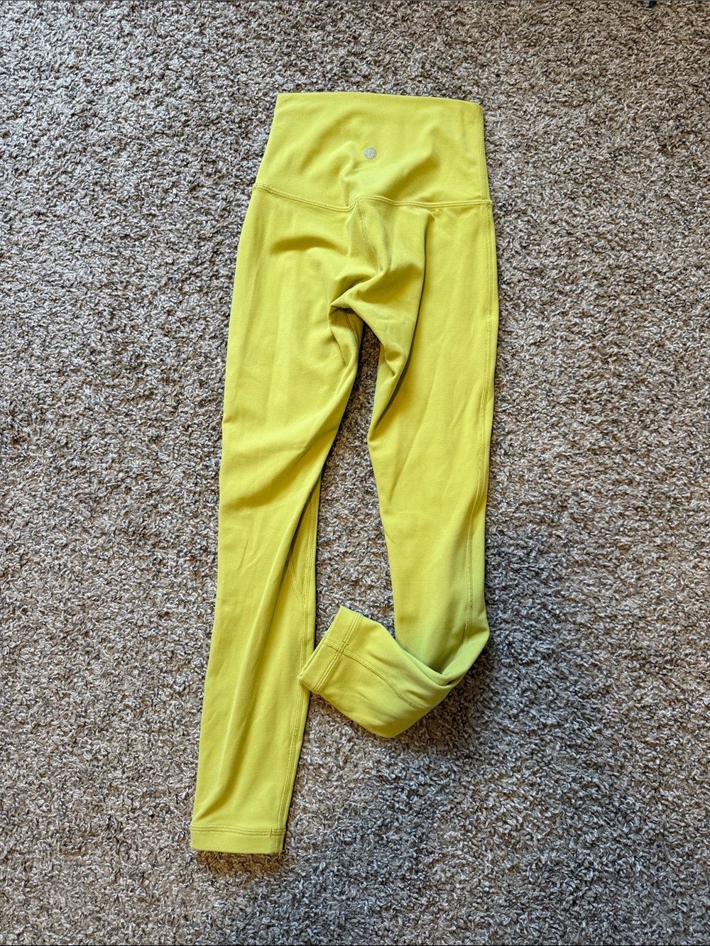 lululemon athletica Align Pant 25” Nulu Soft Bright Yellow High-Rise Leggings